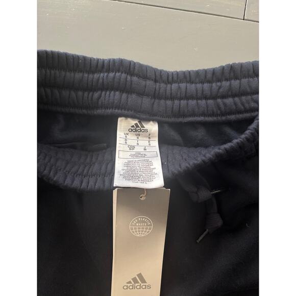 Adidas 3 Stripe Open Hem Legend Ink Blue Men Size Small Draw string New - Picture 4 of 8